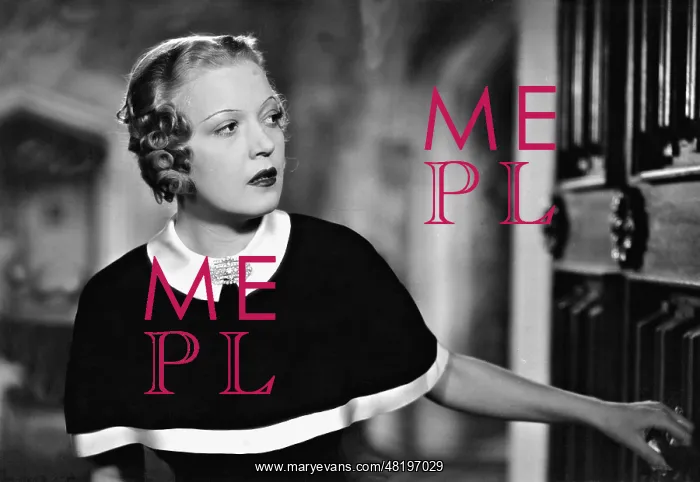 : Martha Eggert in The castle in Flanders, 1936 : Martha Eggert in The castle in Flanders, 1936