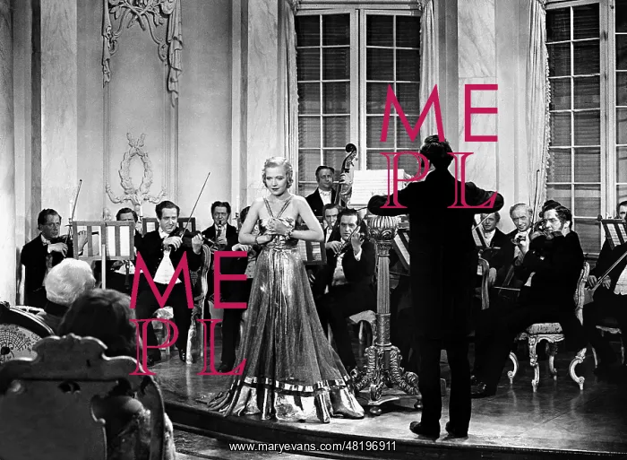 : Martha Eggert in The Court Concert, 1936 : Martha Eggert in The Court Concert, 1936