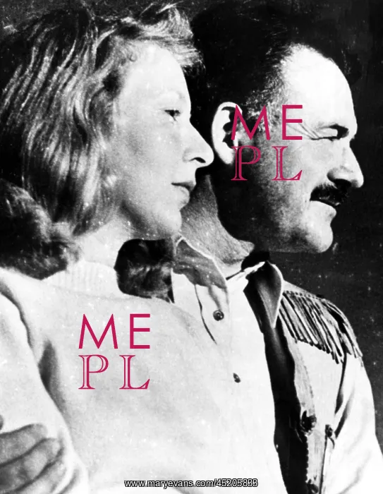 : Martha Gellhorn and Ernest Hemingway ca. ? : Martha Gellhorn and Ernest Hemingway ca. ?