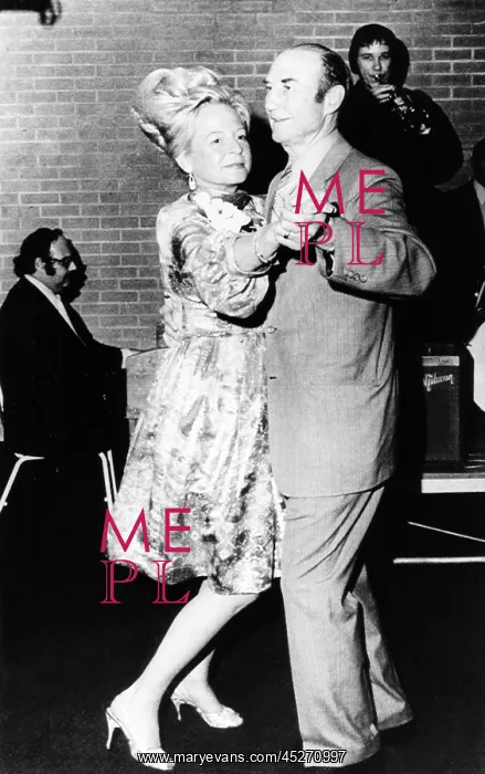 : Martha Mitchell dances with South Carolina Senator : Martha Mitchell dances with South Carolina Senator