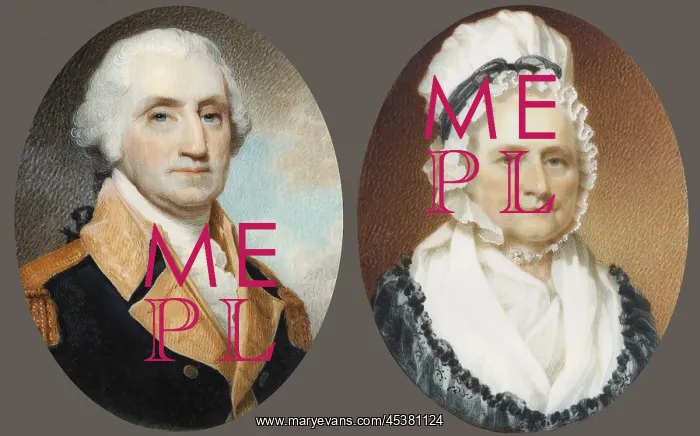 : Martha Washington, 1801, and George Washington : Martha Washington, 1801, and George Washington