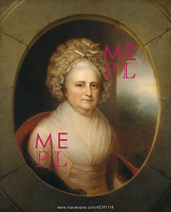 : Martha Washington, by Rembrandt Peale, c : Martha Washington, by Rembrandt Peale, c