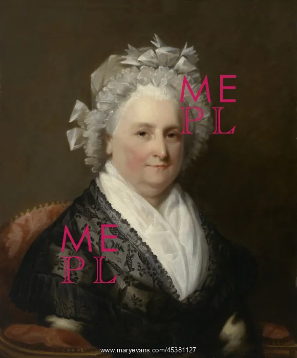 : Martha Washington, by unknown artist after : Martha Washington, by unknown artist after