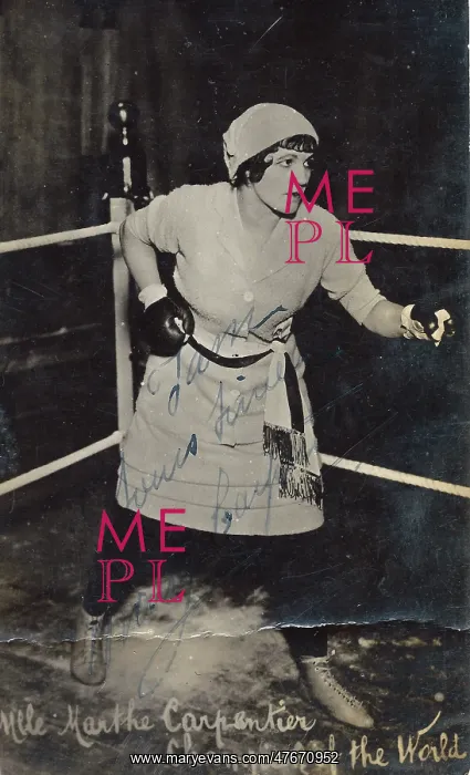  : Marthe Carpentier boxer born 1893