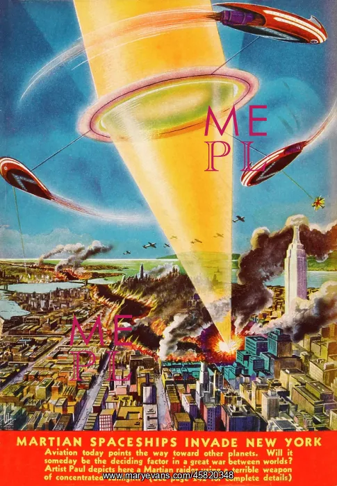 : MARTIANS INVADE NEW YORK : MARTIANS INVADE NEW YORK