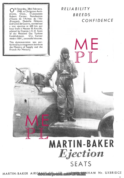 : Martin-Baker Ejection Seat : Martin-Baker Ejection Seat
