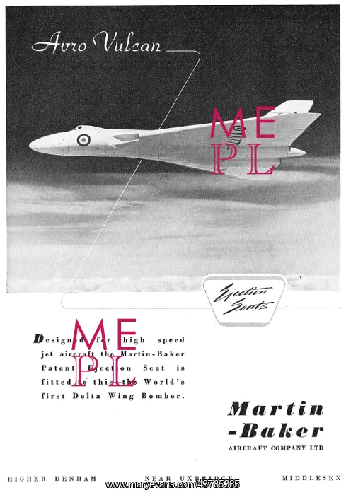 : Martin-Baker Ejection Seats - Vulcan : Martin-Baker Ejection Seats - Vulcan