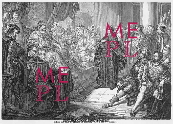 : Martin Luther at The Diet of Worms : Martin Luther at The Diet of Worms