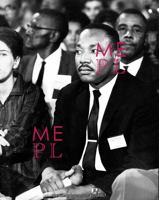 : Martin Luther King Jr at convention, Atlantic City, USA : Martin Luther King Jr at convention, Atlantic City, USA