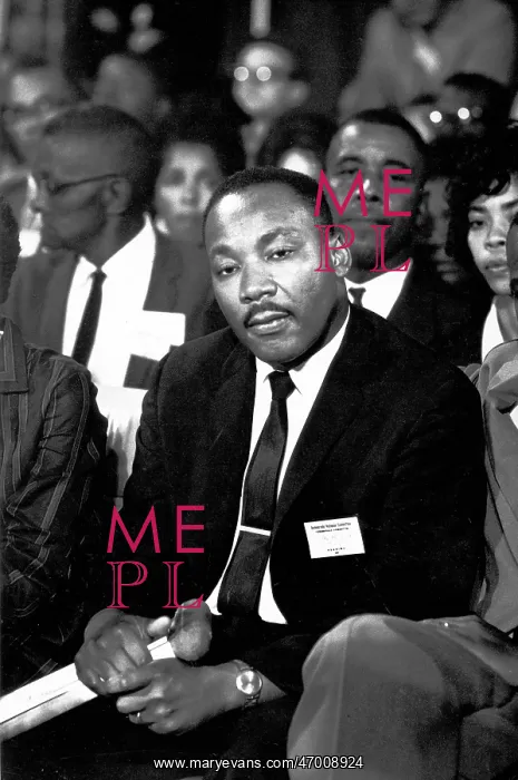 : Martin Luther King Jr at convention, Atlantic City, USA : Martin Luther King Jr at convention, Atlantic City, USA