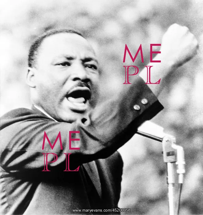 : Martin Luther King, Jr. gesturing with ? : Martin Luther King, Jr. gesturing with ?