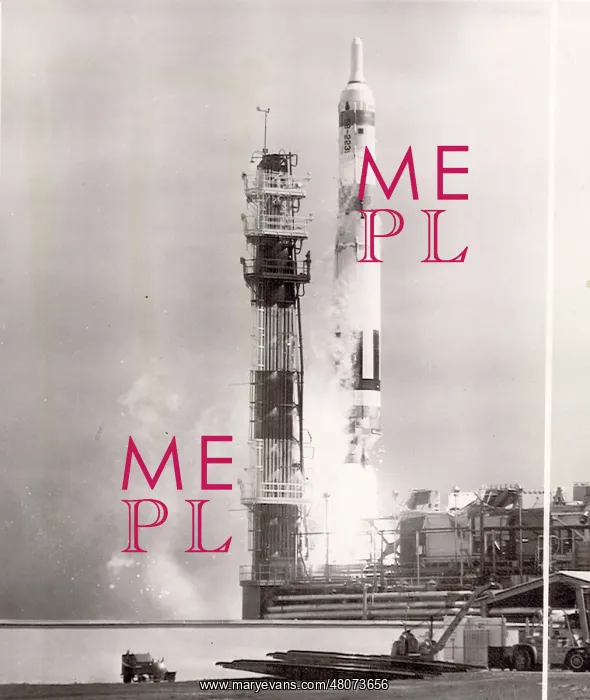 : Martin SM-68 Titan ICBM shortly after launch : Martin SM-68 Titan ICBM shortly after launch