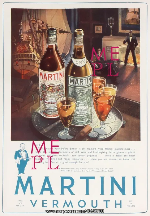 : Martini advertisement : Martini advertisement