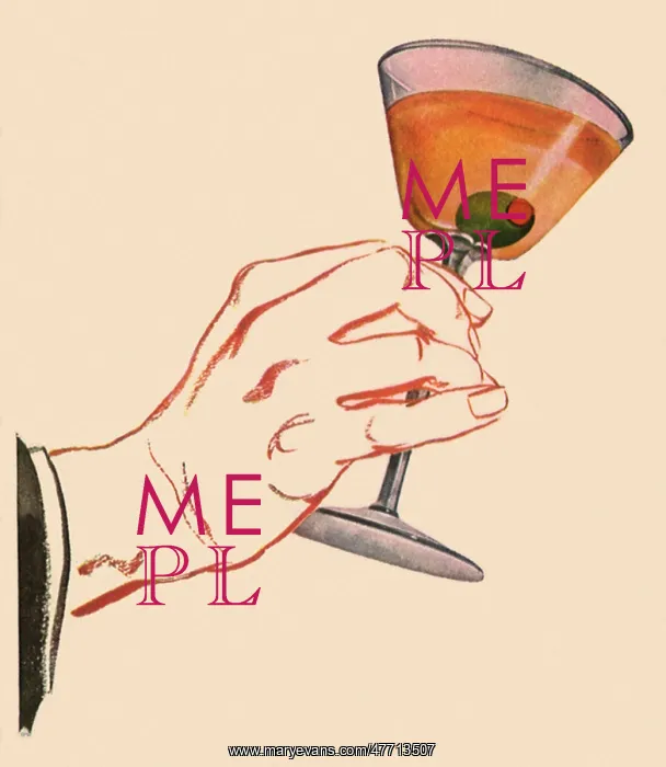 : Martini Glass in Hand : Martini Glass in Hand
