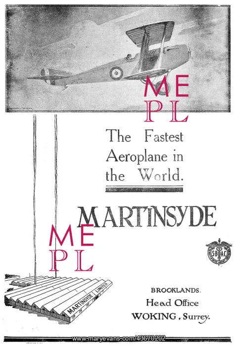  : Martinsyde Aircraft