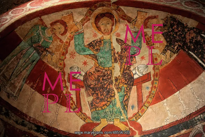: Martyrdom of English Archbishop Thomas Becket. Detail of the : Martyrdom of English Archbishop Thomas Becket. Detail of the
