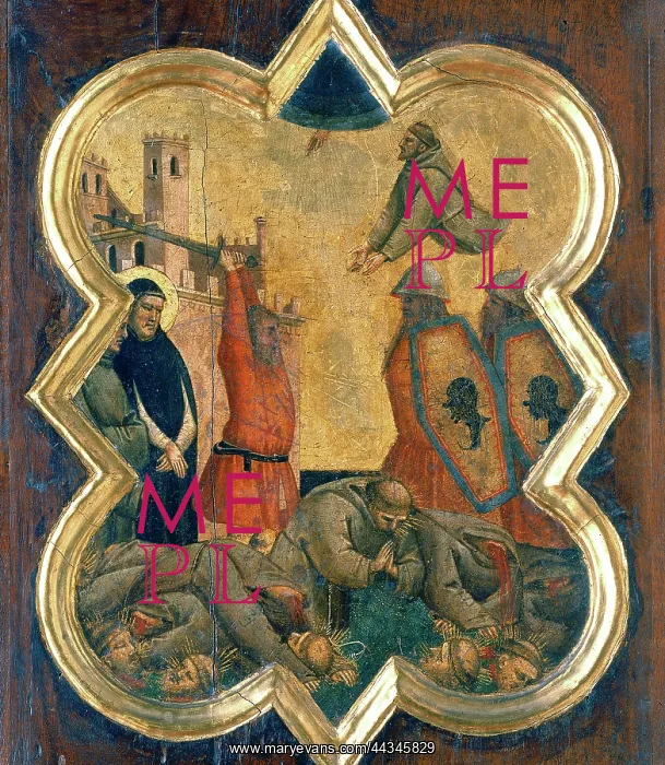 : Martyrdom of the Franciscans, by