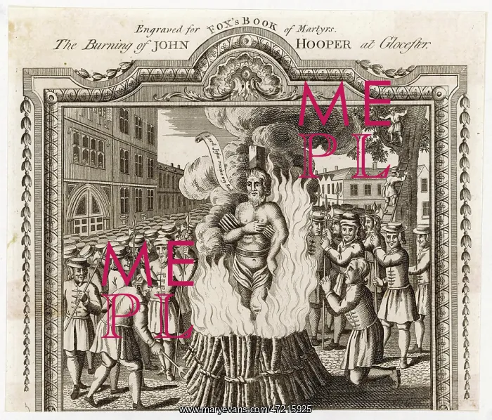 : MARTYRDOM OF HOOPER 1555 : MARTYRDOM OF HOOPER 1555