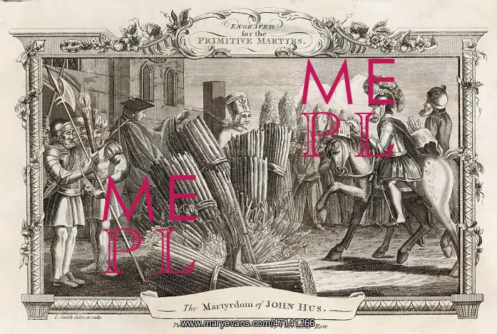 : The martyrdom of Jan Hus : The martyrdom of Jan Hus
