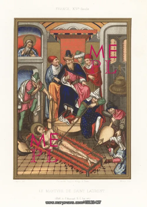 : The martyrdom of Saint Laurence, 258 : The martyrdom of Saint Laurence, 258