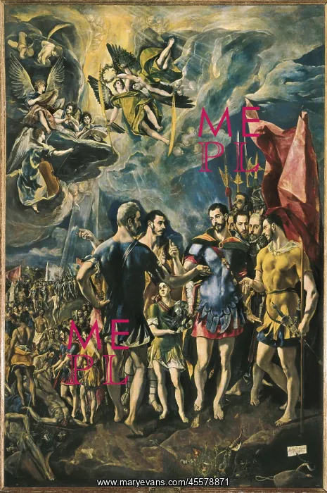 : The Martyrdom of Saint Maurice, by El Greco : The Martyrdom of Saint Maurice, by El Greco