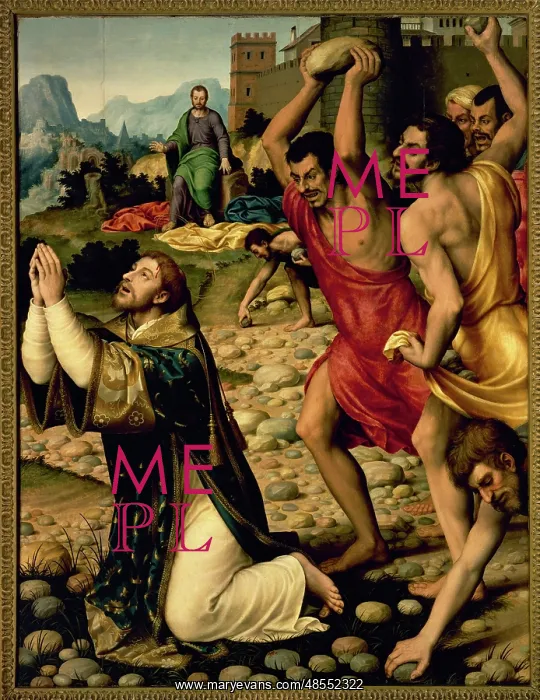 : The Martyrdom of Saint Stephen by Juan de Juanes : The Martyrdom of Saint Stephen by Juan de Juanes