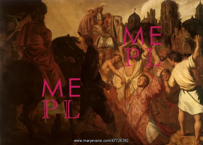 : The Martyrdom of St Stephen, by Rembrandt : The Martyrdom of St Stephen, by Rembrandt