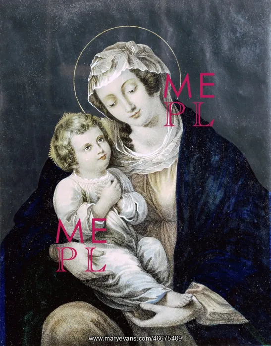 : Mary with her child Jesus : Mary with her child Jesus
