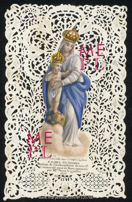 : MARY DEVOTIONAL CARD : MARY DEVOTIONAL CARD