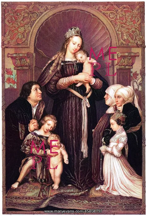 : MARY, JESUS, DONORS : MARY, JESUS, DONORS