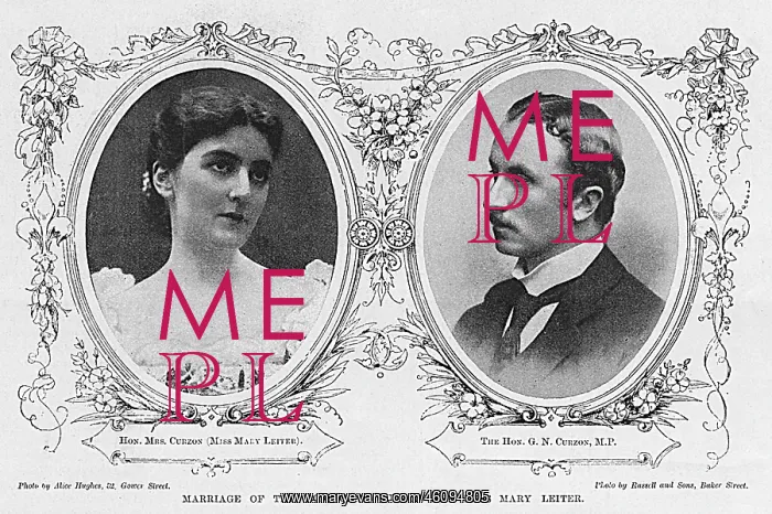 : Mary Leiter and Hon. G.N. Curzon : Mary Leiter and Hon. G.N. Curzon