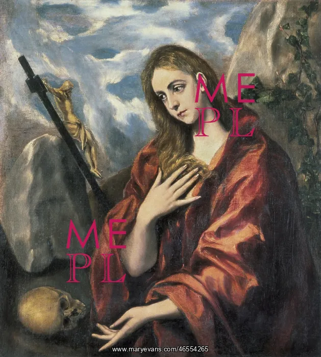 : Mary Magdalen in Penitence, by El Greco : Mary Magdalen in Penitence, by El Greco