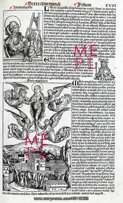 : Mary Magdalene ascending to heaven : Mary Magdalene ascending to heaven