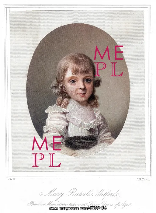 : MARY MITFORD AS A CHILD : MARY MITFORD AS A CHILD