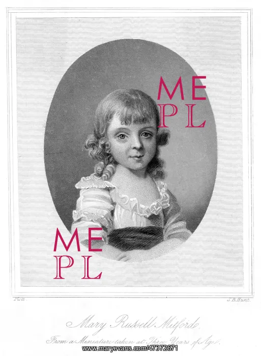: MARY MITFORD AS A CHILD : MARY MITFORD AS A CHILD