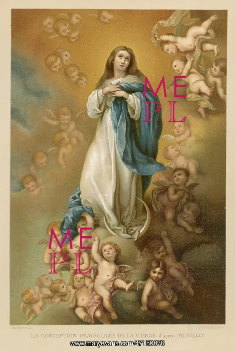 : MARY, Mother of Jesus, by MURILLO : MARY, Mother of Jesus, by MURILLO