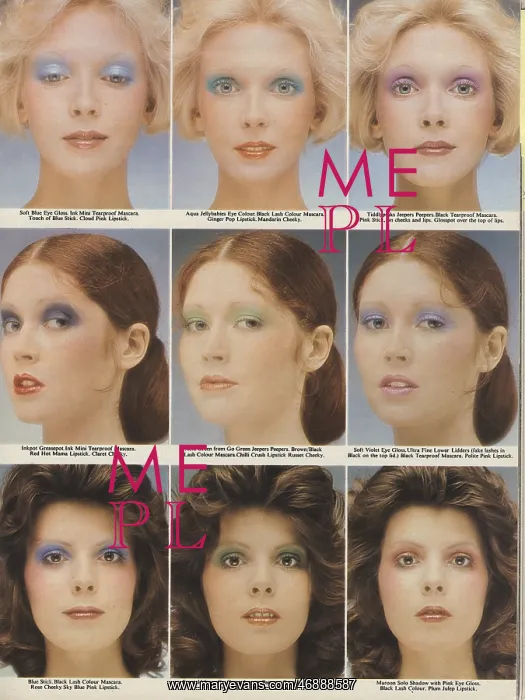 : Mary Quant eye shadow advertisement : Mary Quant eye shadow advertisement