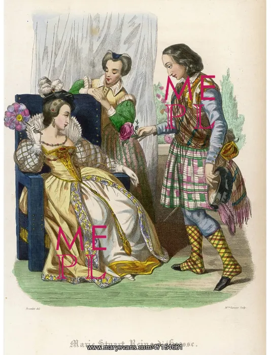 : Mary, Queen of Scots, with Lord Darnley : Mary, Queen of Scots, with Lord Darnley