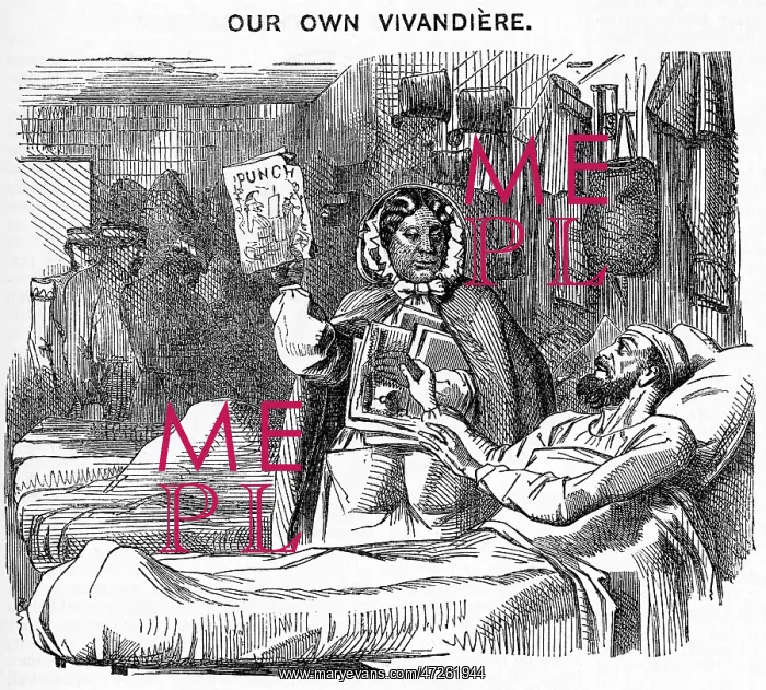 : Mary Seacole - cartoon in Punch : Mary Seacole - cartoon in Punch