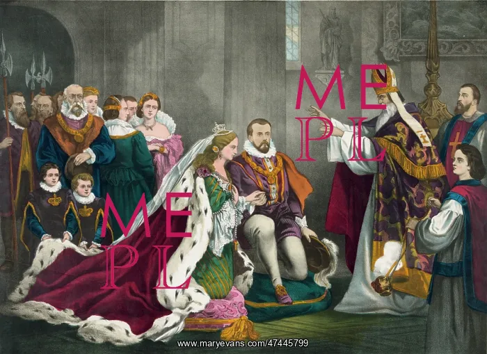 : Mary Stuart's wedding to Henry Darnley : Mary Stuart's wedding to Henry Darnley