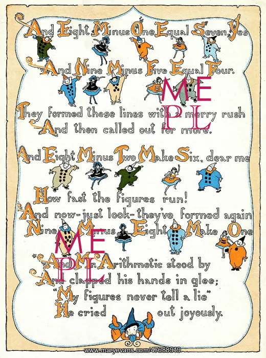 : Mary's Arithmetic Dream : Mary's Arithmetic Dream