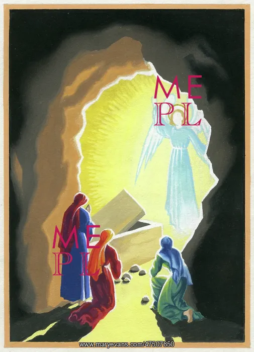  : The three Mary's at the Tomb