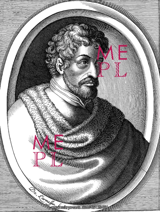 : Masaccio. 21.12.1401 - 1428, Italian painter, portrait, copper engraving : Masaccio. 21.12.1401 - 1428, Italian painter, portrait, copper engraving