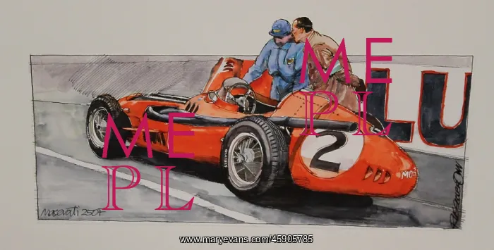 : Maserati 20F racing car : Maserati 20F racing car
