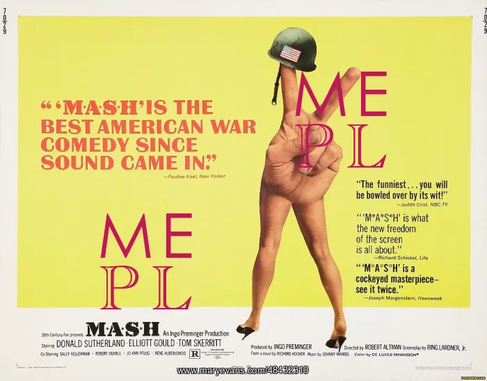 : Mash a 1970 Americal satirical black comedy referring : Mash a 1970 Americal satirical black comedy referring