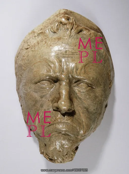 : Mask with closed lips : Mask with closed lips