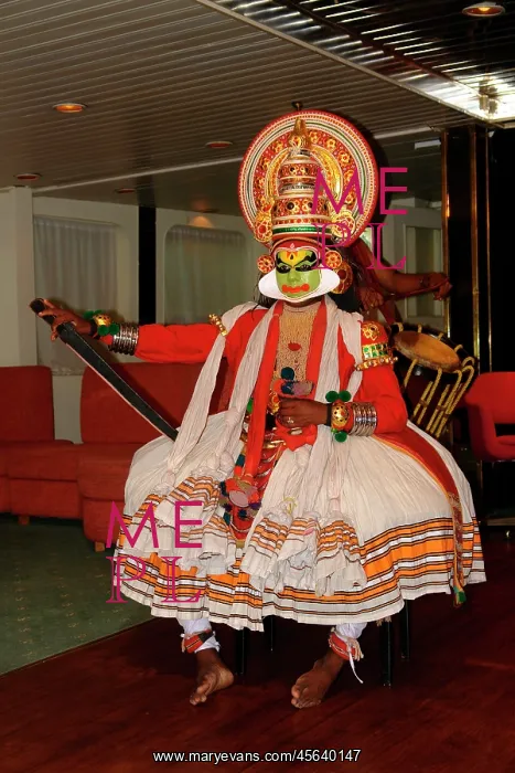  : Mask dancer in Kerala, India