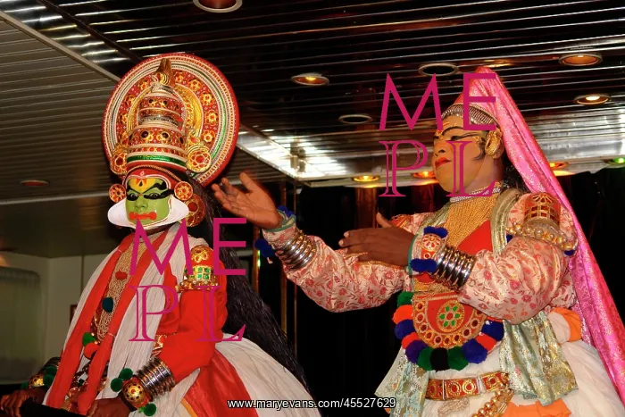  : Mask dancers in Kerala, India