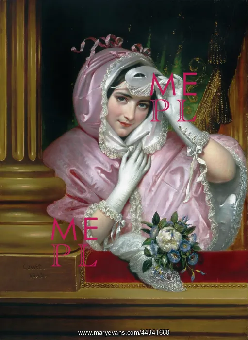 : The Mask, painting by Desire : The Mask, painting by Desire