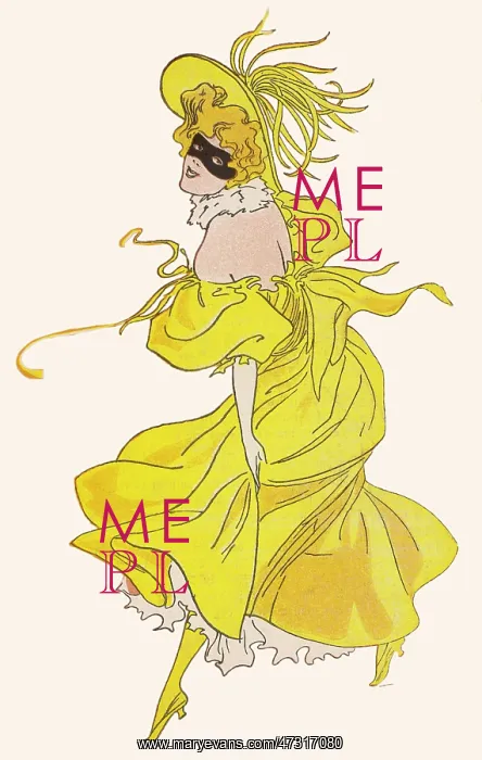 : MASKED GIRL / OVAL 1897 : MASKED GIRL / OVAL 1897